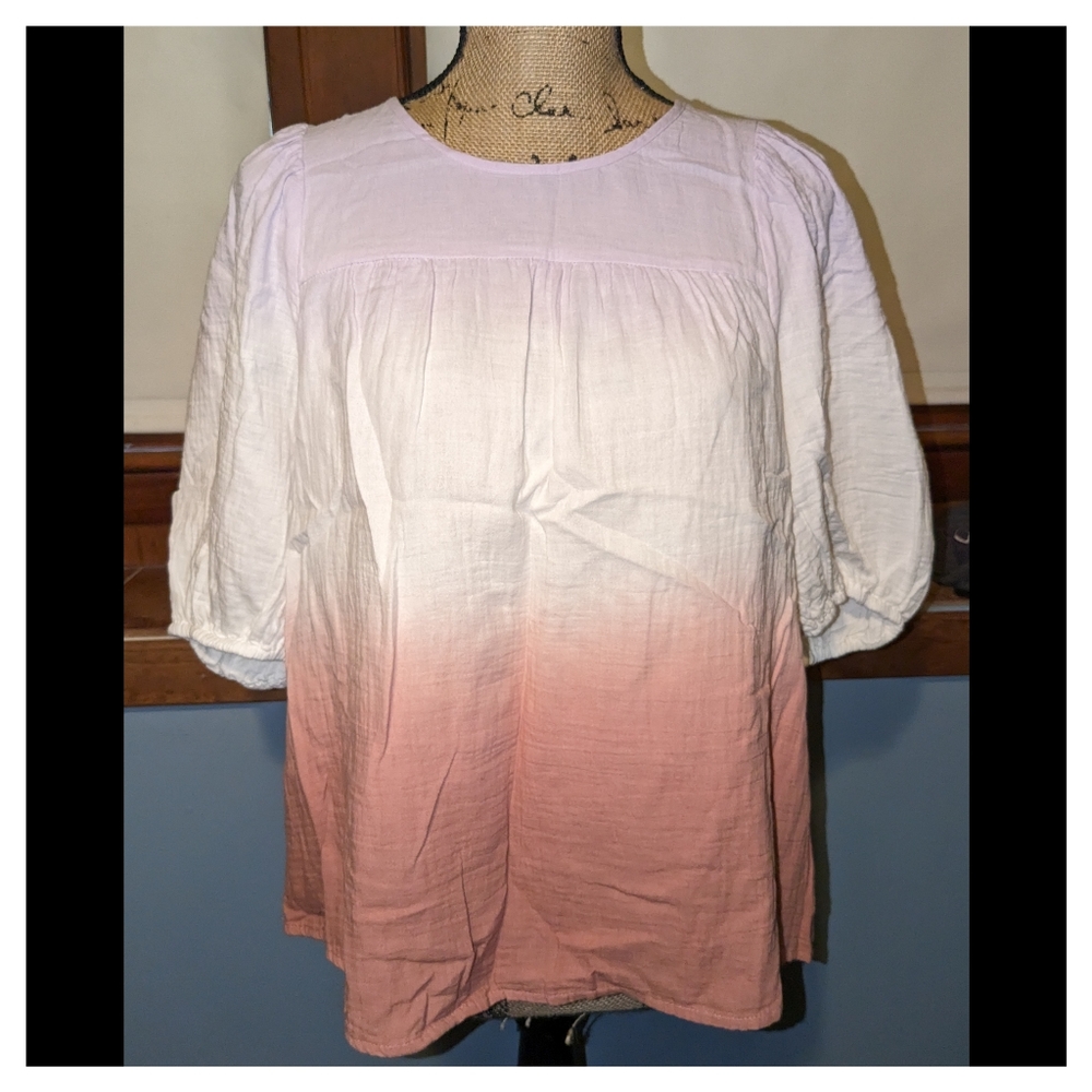 Universal Thread Multicolor Tie Dye Short Sleeve Shirt Large